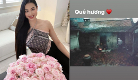 Hoa hậu Phạm Hương đăng ảnh Tết quê nhà, liệu sắp về Việt Nam sau hơn 3 năm định cư tại Mỹ?