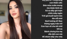 Xót xa tâm sự ăn Tết xa quê của Hoa hậu Phạm Hương: 'Mẹ yêu ơi! Quê nhà con mãi nhớ'