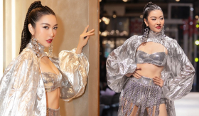 Trở lại sàn diễn sau thời gian làm mẹ bỉm, Thúy Vân gây bất ngờ với vóc dáng chuẩn và thần thái đầy tự tin