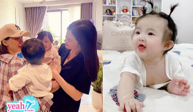 Con gái Đông Nhi và con trai Hòa Minzy lần đầu gặp gỡ, hội mẹ bỉm sữa lên kế hoạch đi từ thiện cùng nhau