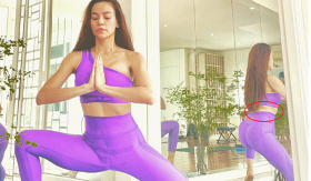 Hồ Ngọc Hà tự tin khoe body khi tập yoga nhưng CĐM phát hiện sự thật buồn phản chiếu qua chiếc gương