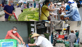 Hàng trăm điểm phát rau miễn phí và bếp từ thiện khắp TP.HCM, tinh thần tương thân tương ái đáng tự hào của người Việt!