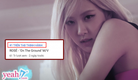 Sau 2 ngày ra mắt, MV “On the Ground” của Rosé thiết lập thêm thành tích dẫn đầu BXH Trending xứ Việt