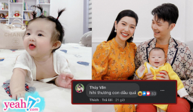 Đông Nhi khoe ảnh con gái Winnie đáng yêu, Thuý Vân ngay lập tức vào nhận “con dâu” khiến dân tình rần rần