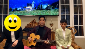 Tiếp tục xuất hiện cùng Ngọc Sơn và Bầu Thụy, thái độ Hồ Văn Cường thế nào mà gây chú ý?
