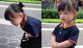 Winnie lễ phép thế này, Đông Nhi - Ông Cao Thắng được khen vì dạy con quá khéo