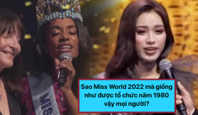 Dân mạng chê chất lượng chung kết Miss World 2021: Hình ảnh tưởng năm 80, màn hát hò của “cựu Hậu” dư thừa