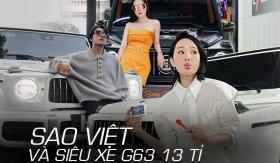 Hiền Hồ, Sơn Tùng M-TP và dàn sao Việt sở hữu siêu xe G63 13 tỉ đang “gây sốt” cõi mạng