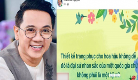 NSƯT Thành Lộc: 'Thiết kế trang phục cho hoa hậu không dễ, họ là đại diện quốc gia chứ không phải kỹ nữ'