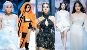 Thanh Hằng và 4 “chân dài nhí” luôn được NTK Ivan Trần “chọn mặt gửi vàng”