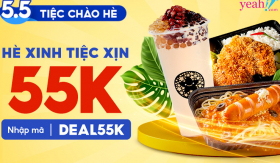 5 quà tặng ưu đãi độc quyền chỉ có trên NowFood “Tiệc chào hè 5.5”