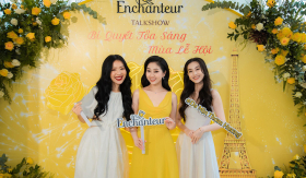 Thảo Tâm, An Phương, Liêu Hà Trinh cùng nhau trò chuyện về bí quyết tỏa sáng mùa lễ hội với Enchanteur