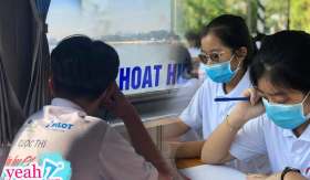 Xôn xao trước hình thức thi văn 'lạ': Cho học sinh lên tàu cao tốc ngắm thành phố rồi mới làm bài?