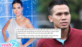 Siêu mẫu Hà Anh bức xúc những bình luận bỉ ổi, khuyên anh Nguyễn Ngọc Mạnh: 'Người ta quý mến nên tặng tiền, anh cứ nhận'