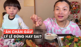 Quỳnh Trần JP ăn chân gấu, lý lẽ giải thích đúng hay sai?