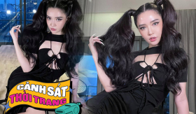 Bích Phương 'trèo lên bàn ăn' tạo dáng, diện đồ hở bạo cực ngầu nhưng phần ngực lại thấy sai sai