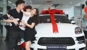 Trang Lou được 'chồng hot boy' tặng siêu xe hơn 4 tỷ mừng sinh nhật tuổi 26