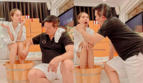 Bị soi mói khi được chồng đánh răng lau chân, Đoàn Di Băng thẳng thắn: 'Ủa bạn nam phải chiều em chứ'