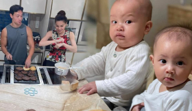 Vợ chồng Hồ Ngọc Hà trở thành 'đầu bếp' toát hết mồ hôi trước biểu cảm của hai vị khách 'khó tính'
