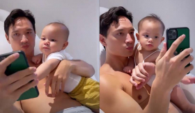 Hồ Ngọc Hà khoe hai con 'tám chuyện' râm ran với ông bà nội, còn lớn giọng hù dọa gây ngỡ ngàng