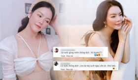 Khoe bộ ảnh tinh khôi, Lý Nhã Kỳ bị chỉ trích không ra tiền tuyến chống dịch lại ở nhà mặc đồ đẹp