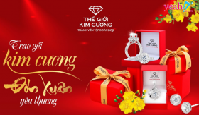 Trao gởi kim cương - Đón xuân yêu thương cùng Thế Giới Kim Cương