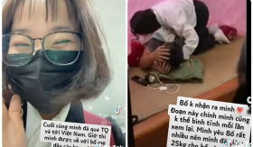 Cô gái 4 năm xa nhà giảm 25kg, bố ôm mặt bật khóc vì không nhận ra con gái