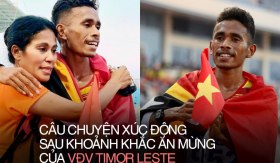 Câu chuyện xúc động sau khoảnh khắc VĐV Timor Leste vẫy cờ Việt Nam lúc giành huy chương lịch sử