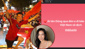 Sao Việt ăn mừng chiến thắng U23 Việt Nam: Người bật khóc vì xúc động, người lên đồ xuống đường thâu đêm