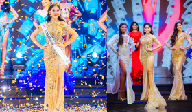 Trả lời phần thi ứng xử tiếng Ann 'nuốt mic', nữ sinh 16 tuổi đăng quang Miss Teen International 2022