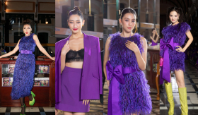 Dàn sao Việt diện sắc tím tại Bưu điện thành phố trong show Ký ức tuổi thơ