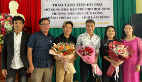 Đàm Vĩnh Hưng trao tặng hơn 200 triệu mở rộng khu bán trú cho trường tiểu học