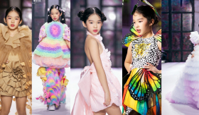 Con gái Xuân Lan được khen khi diễn loạt show thời trang