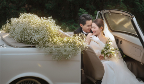 Ảnh cưới vintage của Á hậu Chế Nguyễn Quỳnh Châu và doanh nhân Phát Nguyễn tại Đà Lạt