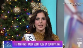 Tân Hoa hậu Hoàn vũ thẳng thừng bỏ về khi bị nhắc ồn ào đăng quang