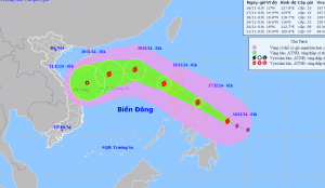 Dự báo bất ngờ về hướng đi của hai cơn bão gần Biển Đông