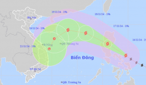 Siêu bão Man-yi giật trên cấp 17, thời điểm nào sẽ đi vào biển Đông?