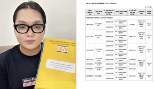 Phạm Thoại liên tục chuyển tiền viện phí vào chủ tài khoản ngân hàng có tên LA TRAN NGOC TRAN: Người này là ai?