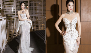Dương Cẩm Lynh ngọt ngào trong loạt váy cưới, khoe vòng eo 58