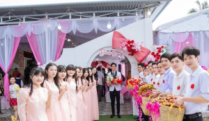 Chàng trai miền Tây mang 6 giỏ trái cây đi hỏi vợ 'gây sốt' mạng xã hội