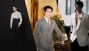 Kim Woo Bin, Jung Hae In chuẩn phong cách quý ông tại Tuần lễ thời trang nam Milan Xuân-Hè 2026