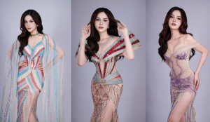 Người đẹp hình thể Lê Tuyền làm nàng thơ trong BST dạ hội của NTK Tommy Nguyễn