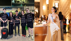 Gia đình Hương Giang chính thức lên đường sang Thái Lan ủng hộ cô tại Miss Universe 2025