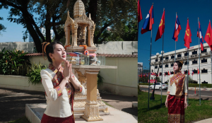 Nữ ca sĩ Việt bất ngờ gây “bão mạng” tại Lào trong dịp kỷ niệm 50 năm Quốc khánh