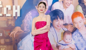 Nàng Mơ khoe nhan sắc trên thảm đỏ ra mắt phim đầu tay “Thế hệ kỳ tích”