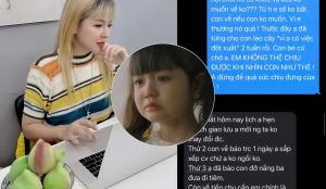 Mẹ ruột sao nhí kiếm 25 triệu/giờ bức xúc công khai tin nhắn của chồng cũ về việc làm con gái bị tổn thương