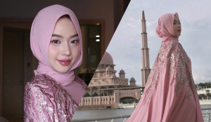 Hoa hậu Thanh Thủy lần đầu diện trang phục Abaya, gây thương nhớ với sắc hồng ngọt ngào