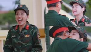 “Bông hồng thép” Chi Pu bật khóc khi gặp đồng chí bố ở Sao nhập ngũ