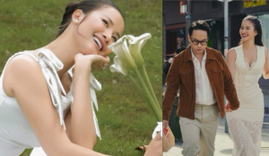 Á hậu Hương Ly tung bộ ảnh cưới đẹp như mơ, lần đầu lộ rõ mặt chồng doanh nhân