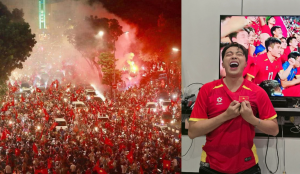 Loạt sao Việt “đi bão” ăn mừng chiến thắng U22 Việt Nam